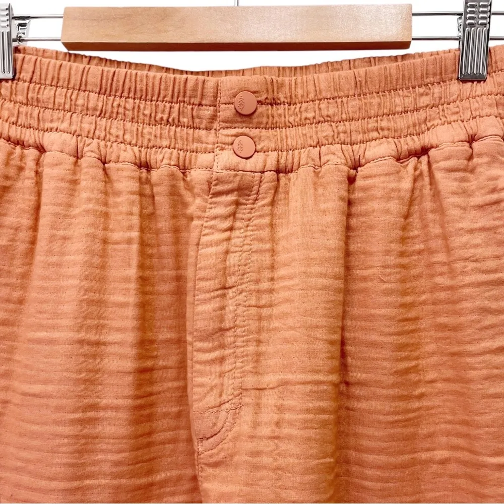Free People Movement Flipside Textured Pants Sedona Sunrise Size Small Beachy - Image 13