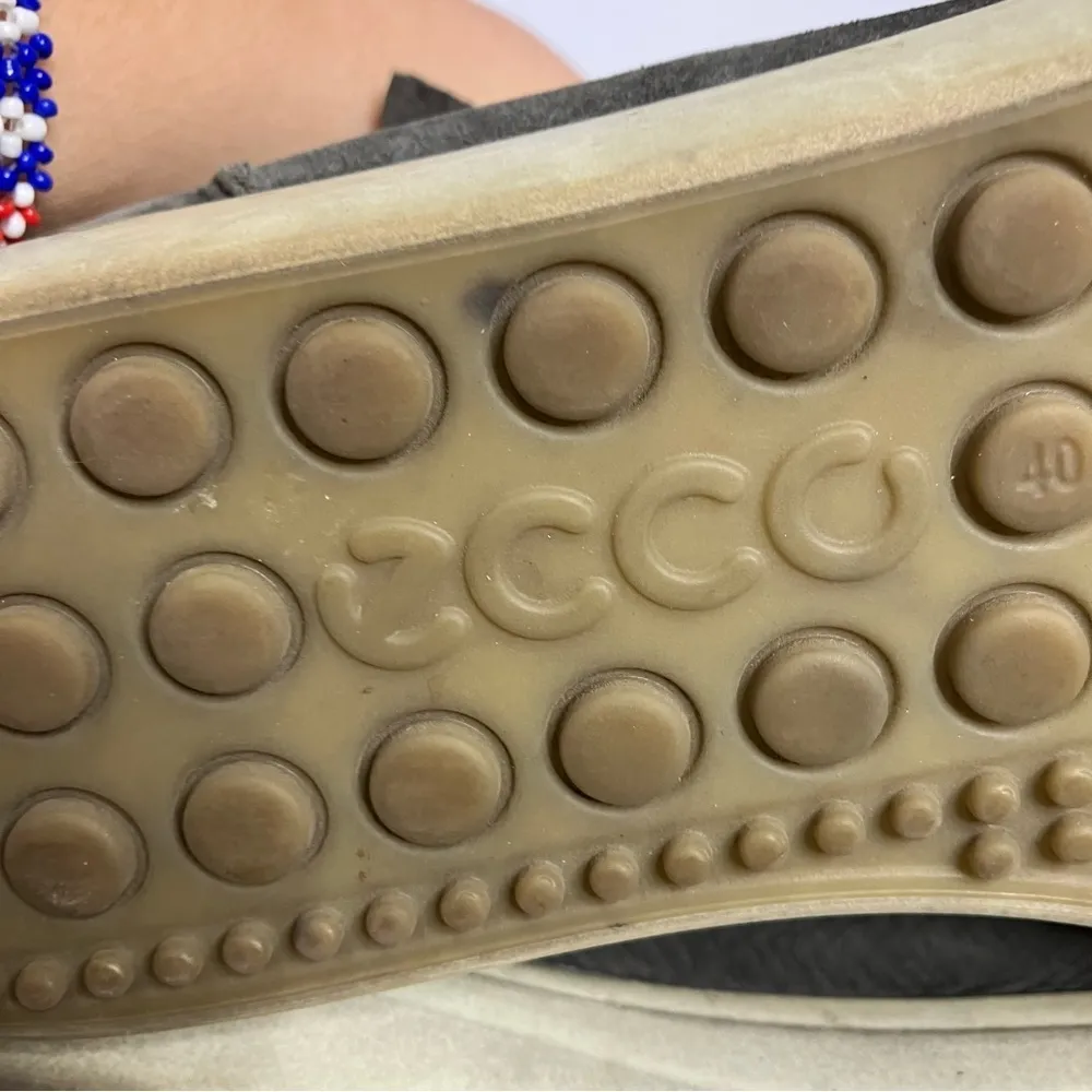 Ecco  soft Nubuck bootie gray leather size‎ 40 - Image 6