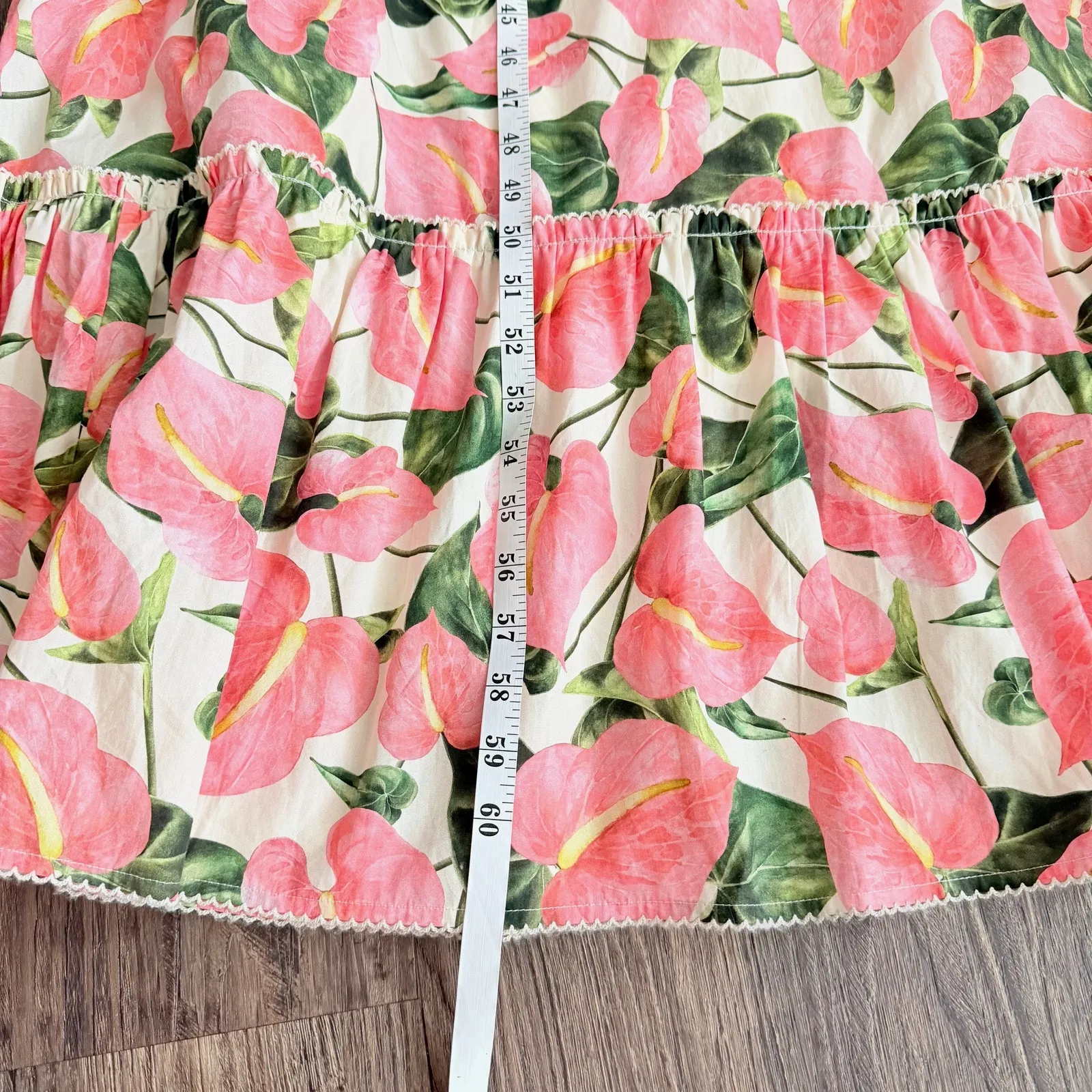 Agua by Agua Bendita Amapola Anturios Dress Size Small Pink - Image 13