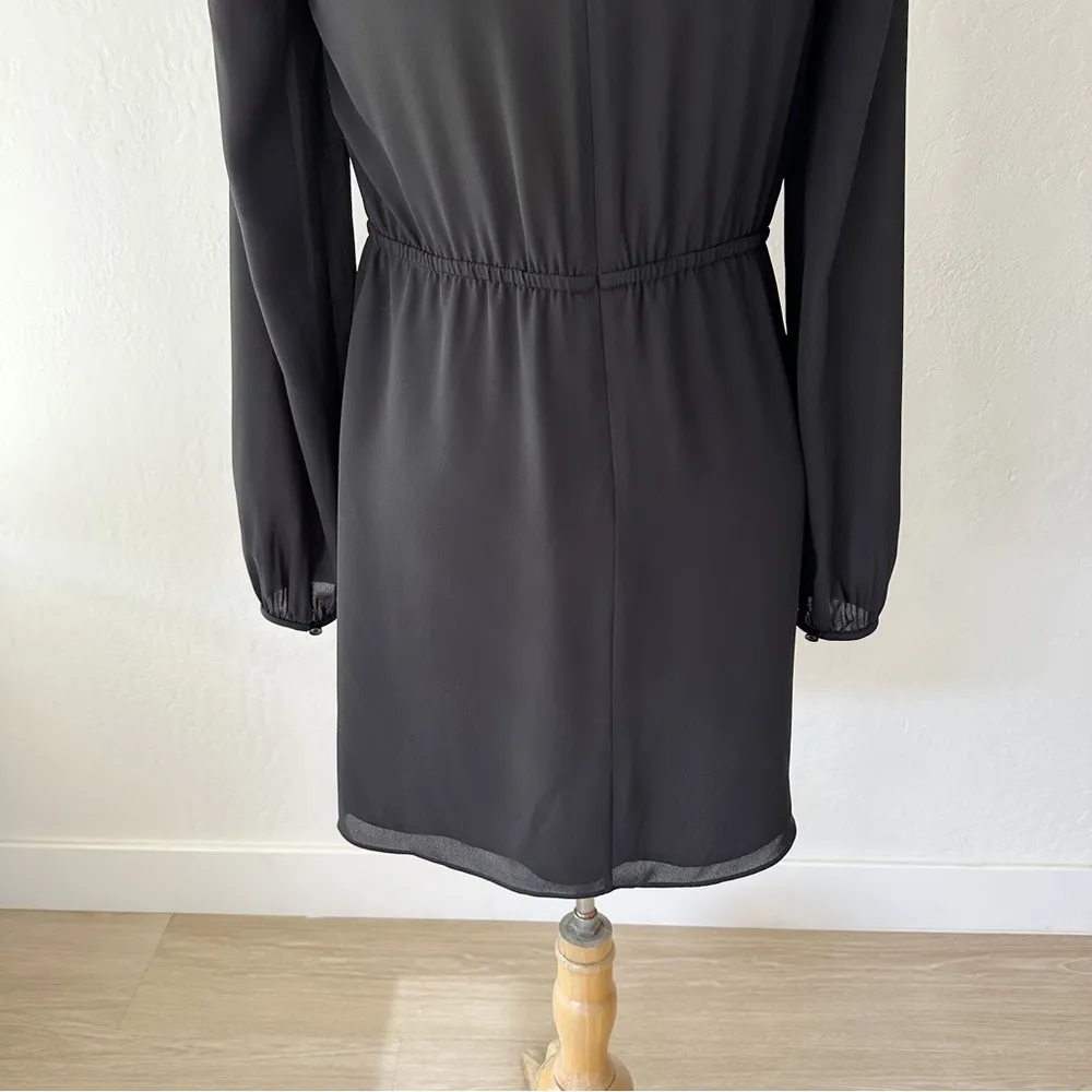 Aritzia Sunday Best Poppins Long Sleeve Mini Dress Black | 2 - Image 10