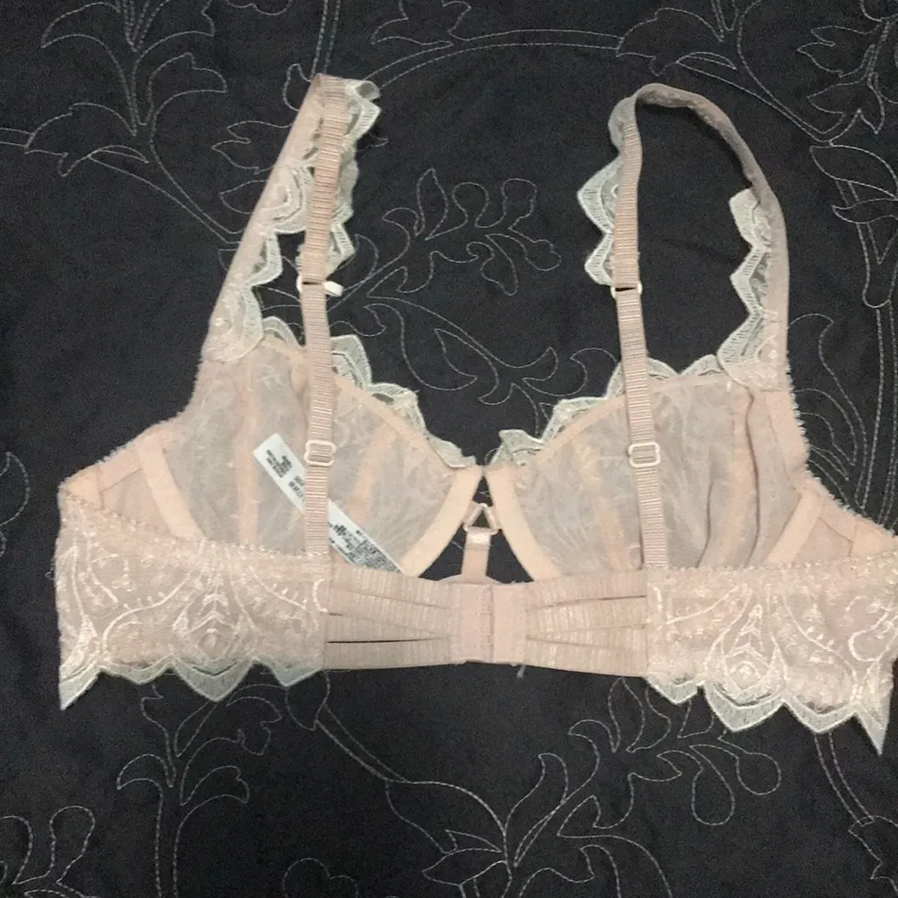 Free People Make Your Point" Balconette Lace Bra - Image 5