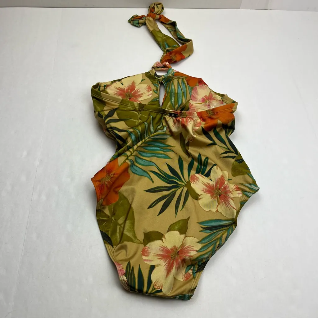 Lauren Ralph Lauren Women's Size 8 Printed‎ Halter Neck One Piece Swimsuit NWOT - Image 15