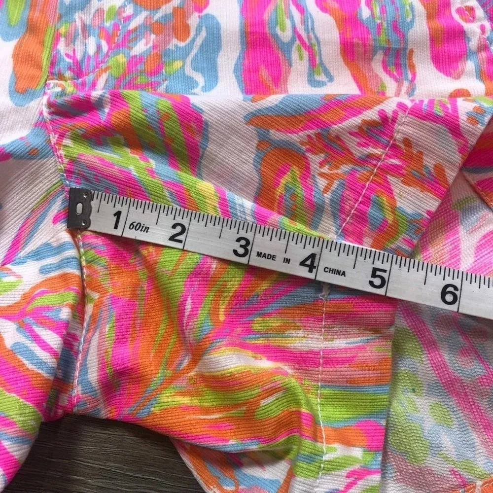 Lilly Pulitzer Suba To Cuba Callahan Shorts Size 2 - Image 11