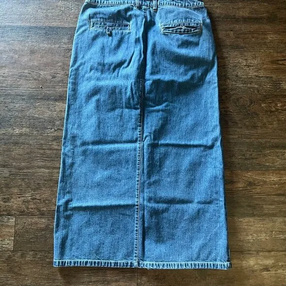 Old‎ Navy Blue Jeans Womens Denim Skirt Size 10 - Image 2