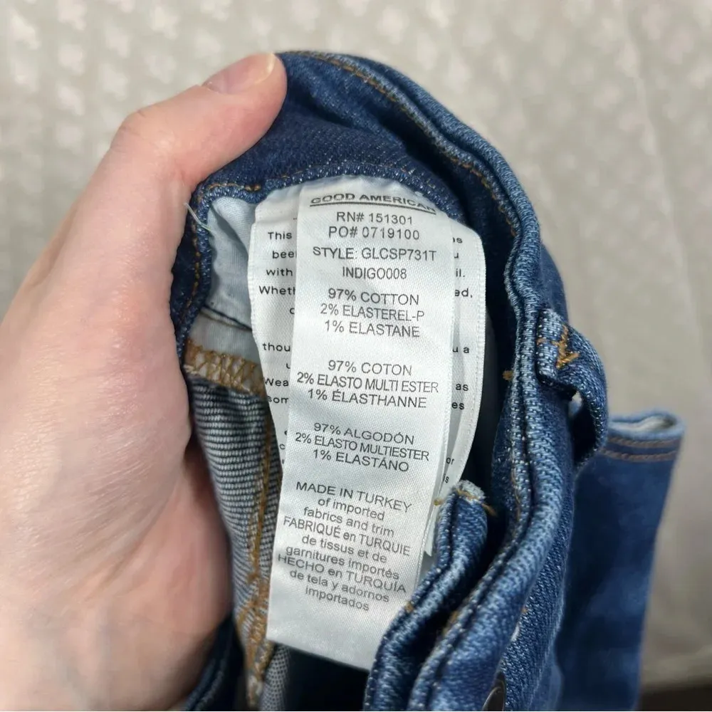 Good American Dark Wash Good Legs‎ Skinny Jeans - Image 5