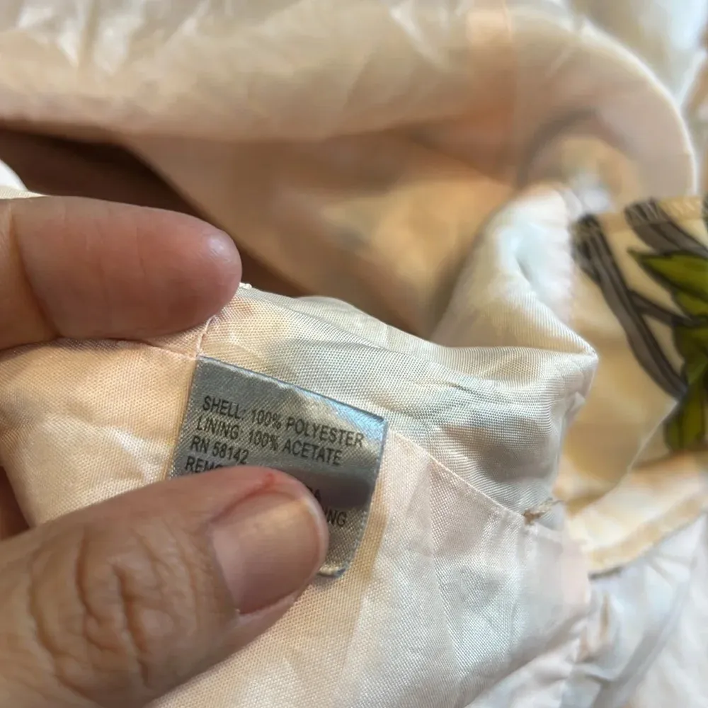 Muse Large Floral Ombre Dress Gradient Pleated Full Orange Green Purple Cottage Size 6 - Image 11