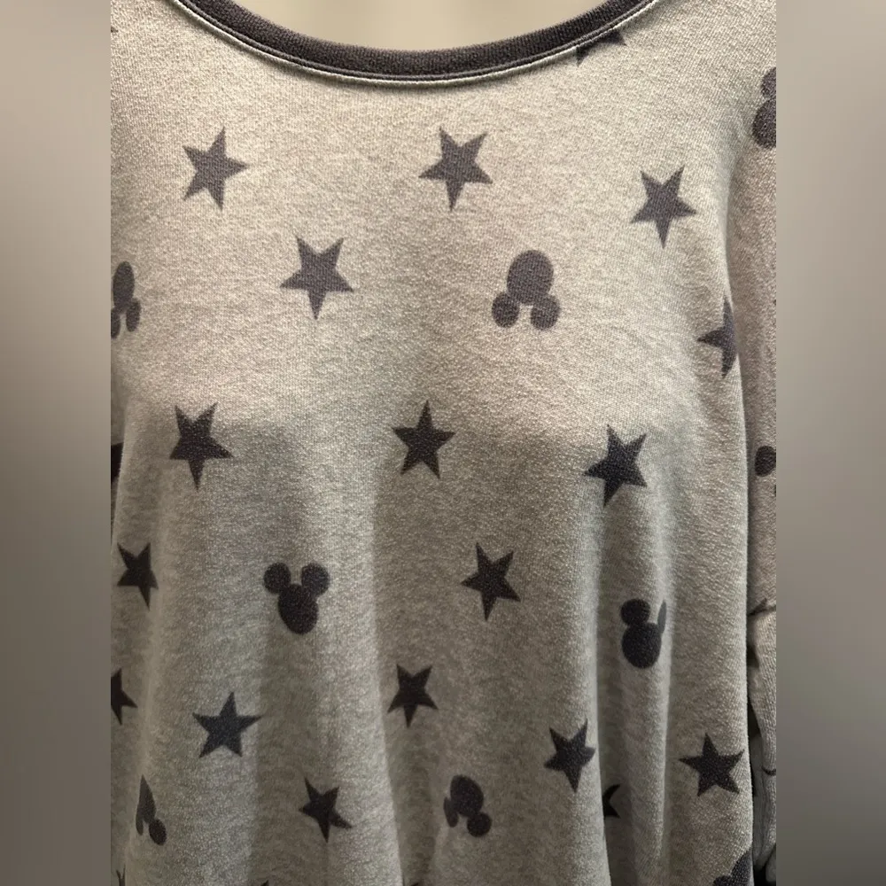 Disney Mickey and Stars long sleeve tie waist top - Image 3
