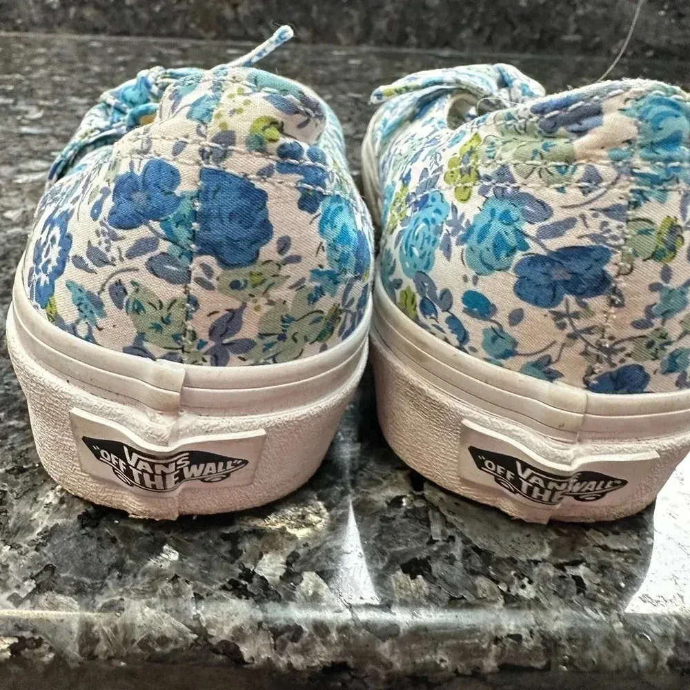 Vans V Knotted Bow Disty Floral Rose Shoes Sneakers Low Profile Women’s Size 5.5 - Image 7