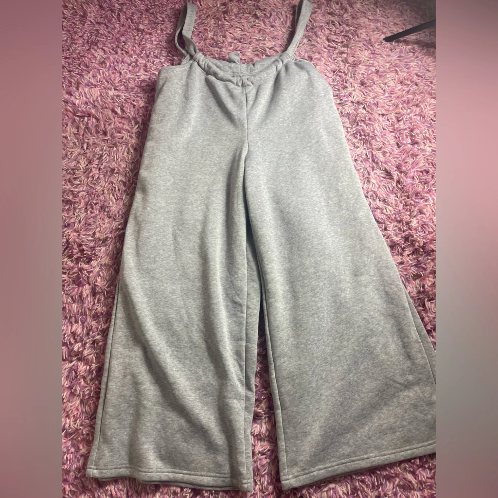 Gray  wide leg jumpsuit size xL - Image 2