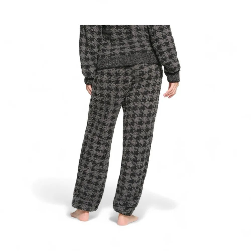SKIMS Cozy Jogger Oxyx Houndstooth L/XL New With Tags Soft Lounge Pants - Image 2