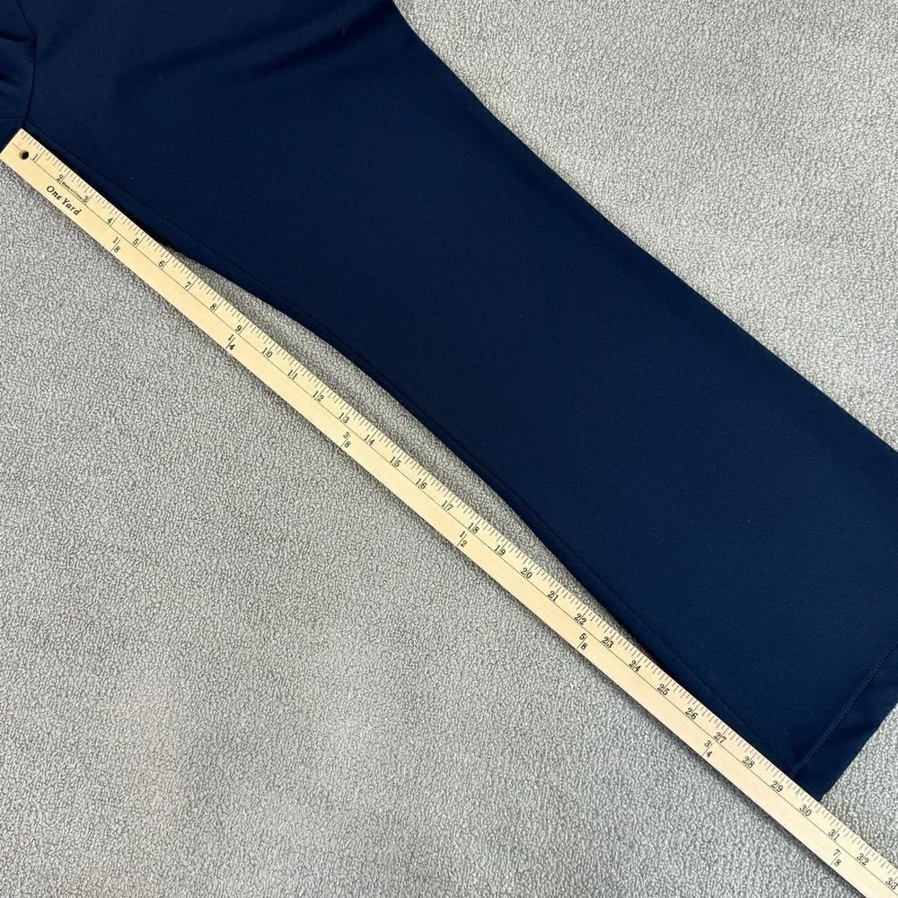 St.‎ John Collection High Rise Straight Leg Dress Pant Trousers Navy Blue Size 6 - Image 12