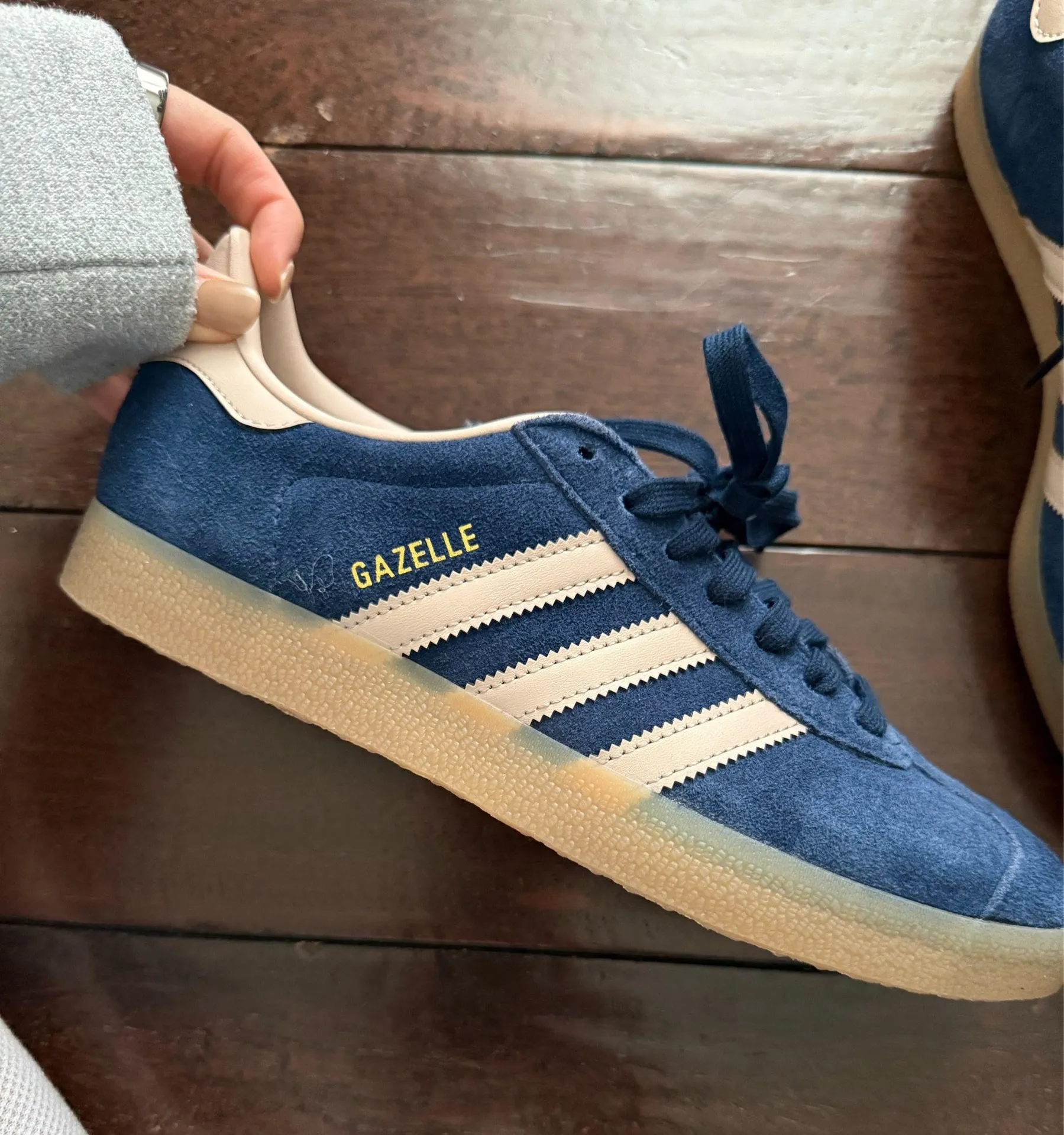 Adidas Gazelle Night Indigo Wonder Taupe - Image 7