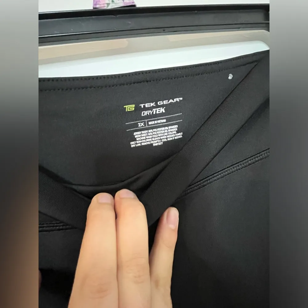 Tekgear Activewear Plus Size Workout Comfort Reflect Leggings Capri Pants Sz 2XL - Image 13