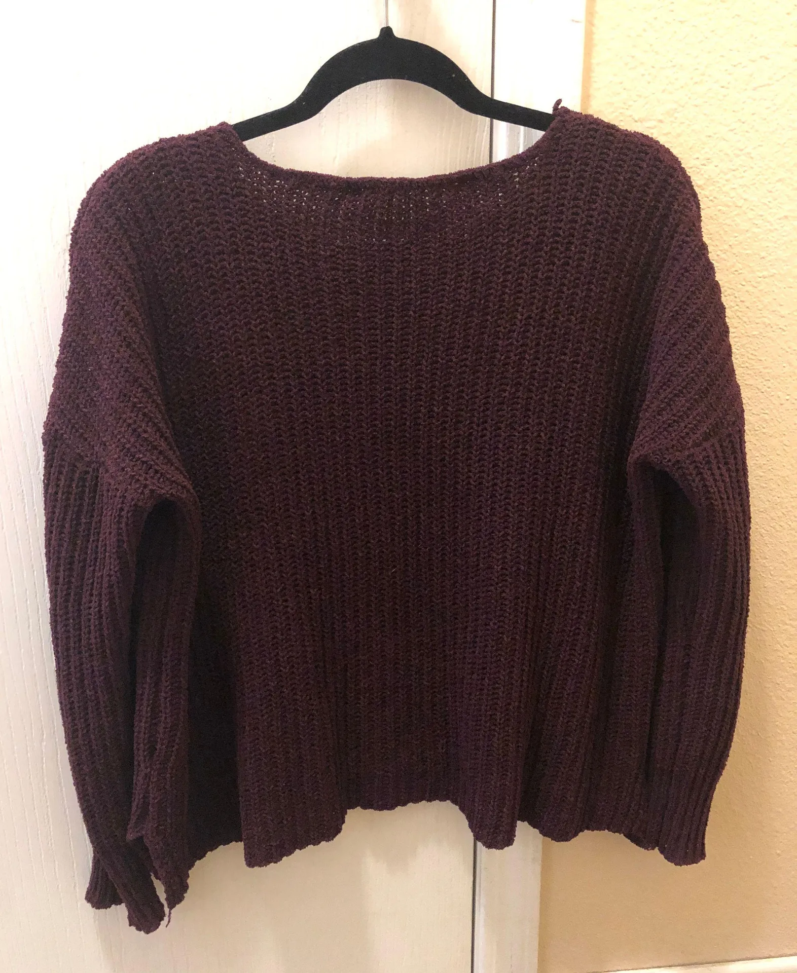 Maroon Knit Sweater - Image 2