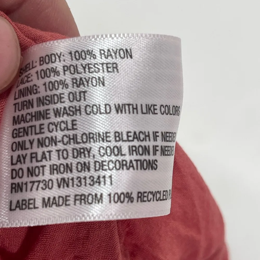 Xhilaration Dress Womens S Paisley  Y2K  Boho Babydoll Festival Beaded Straps - Image 7