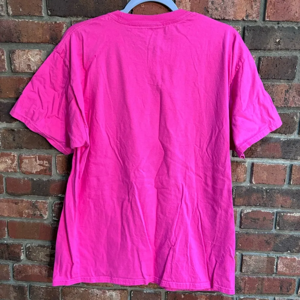 Disney Parks womens see the magic fireworks t-shirt pink large - Image 4