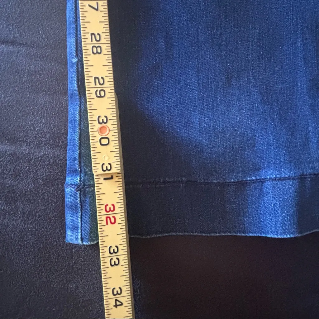 Banana Republic Womens Jeans Bootcut Flare Size 31 Mid Rise Dark Pants - Image 5