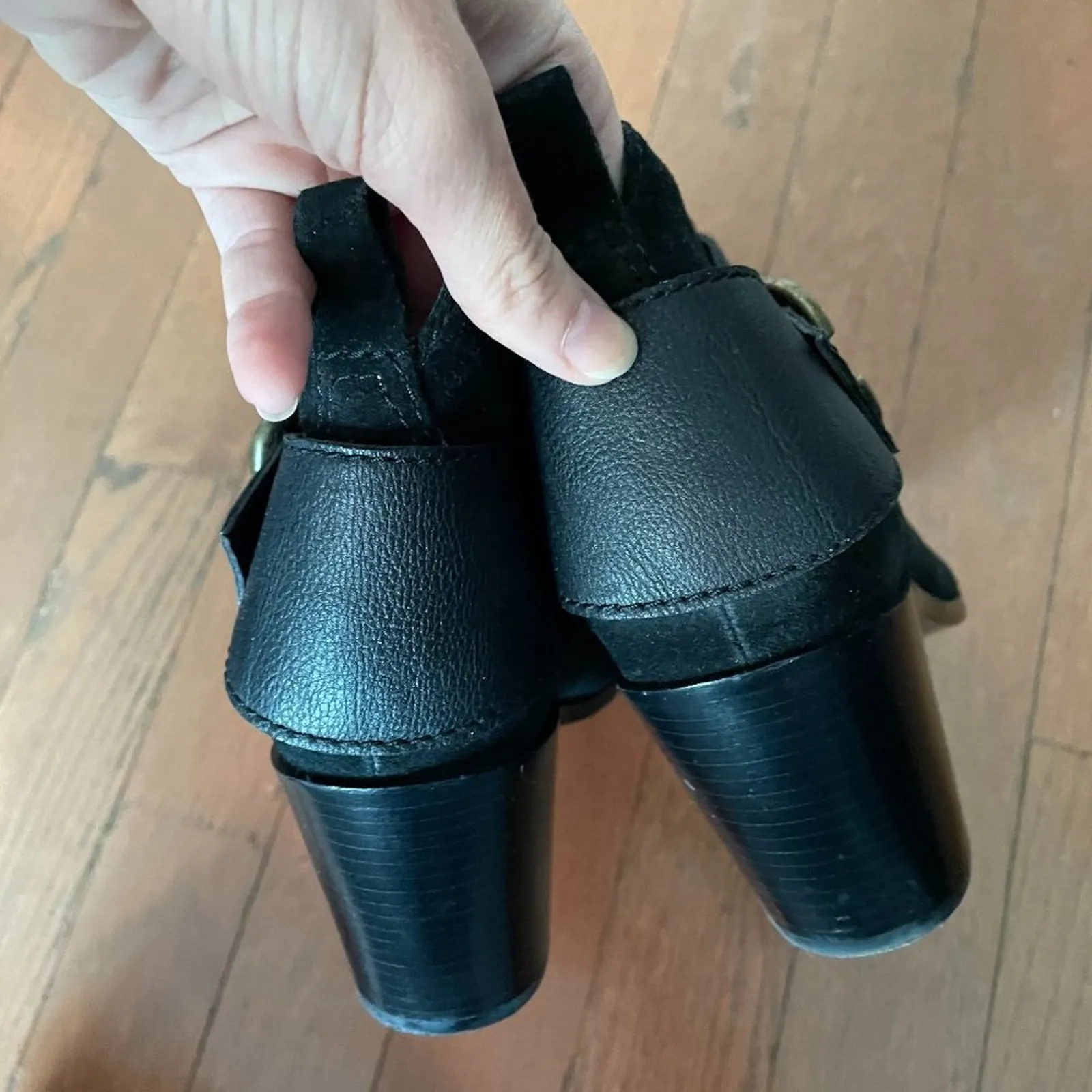 Nine West Ankle Boot Black Suede - Image 5