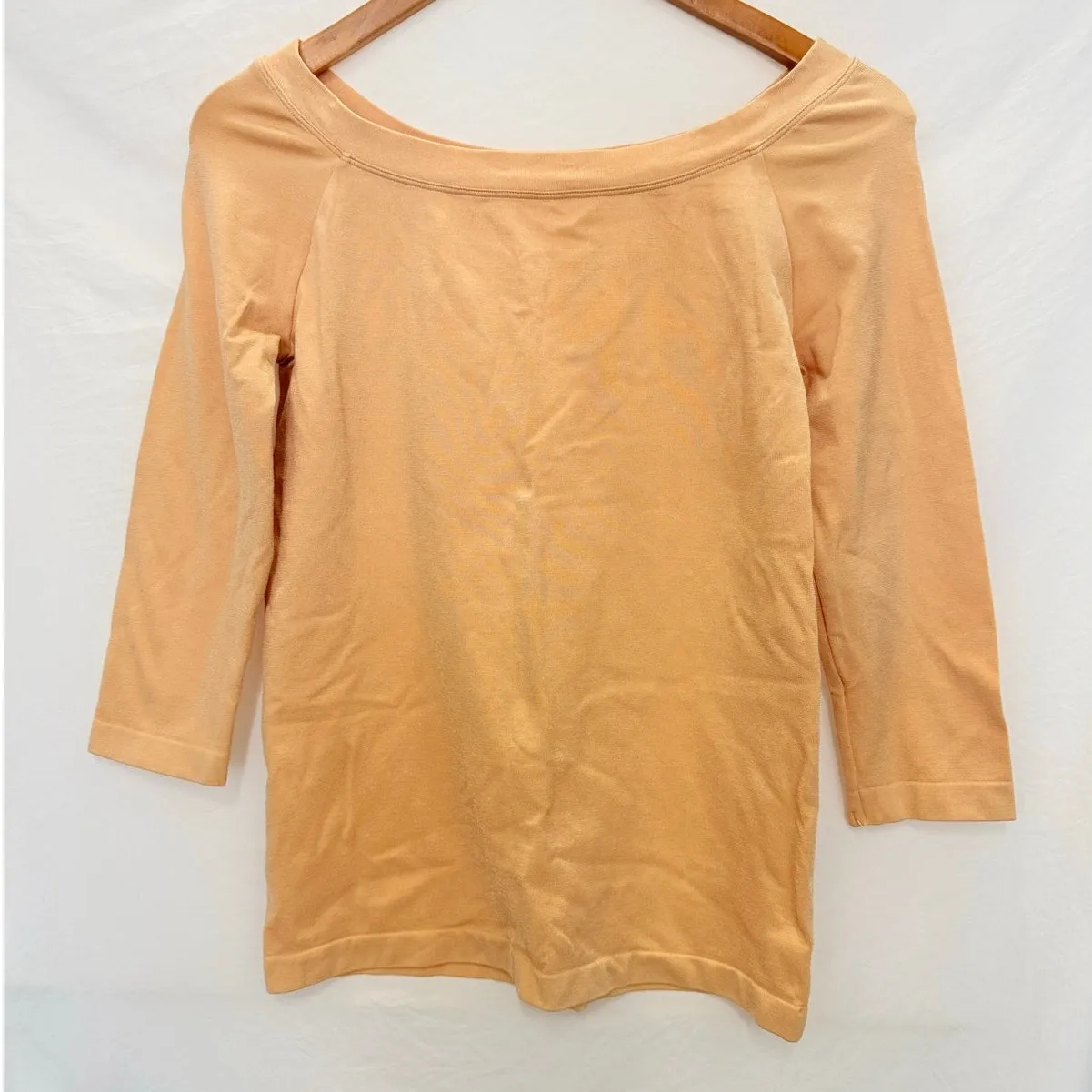 Wolford Cordoba Top Long Sleeves Large‎ Minimalist Casual Cozy Luxury Classic Pink - Image 5