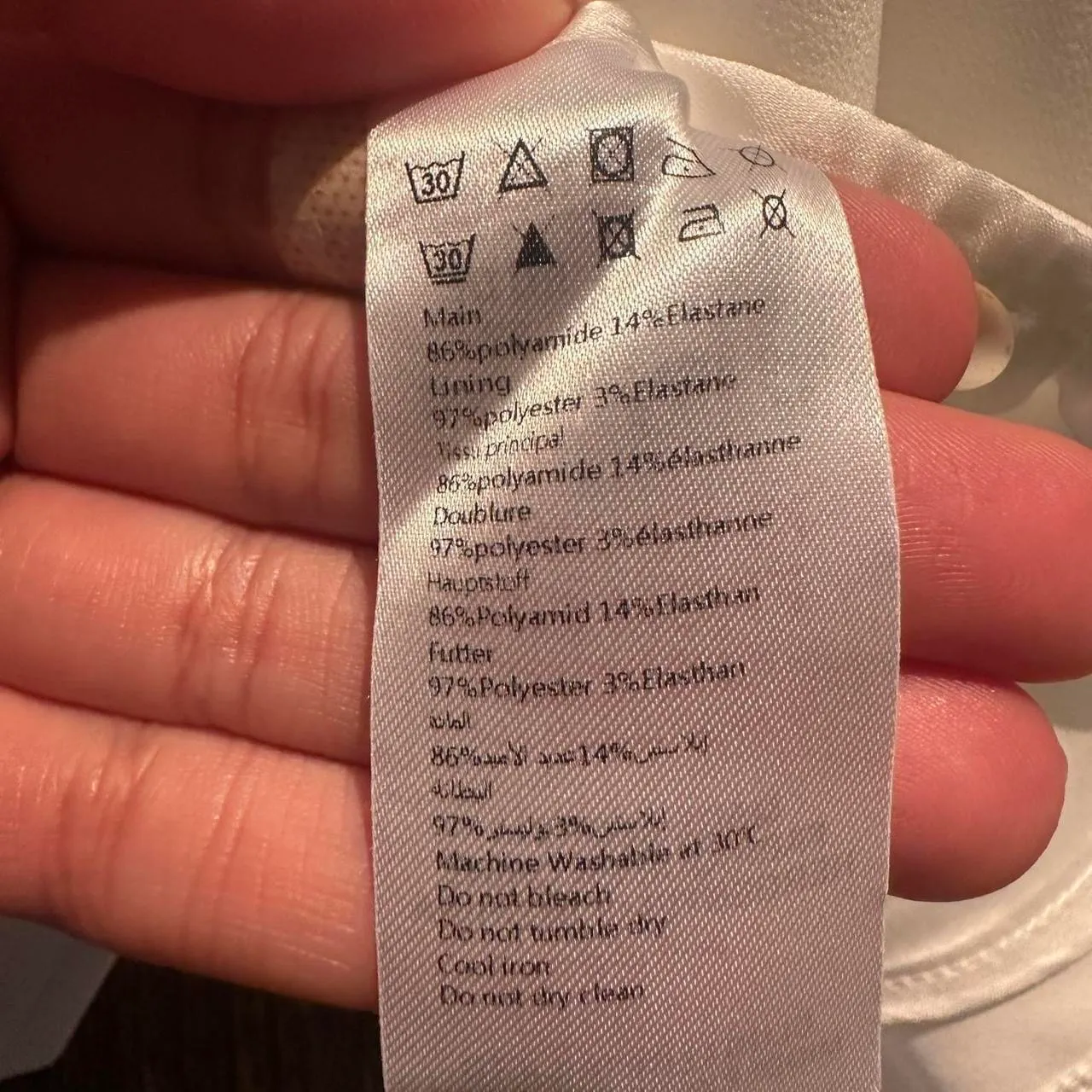 Club L London White Fanciful Strapless Midi Dress V Neck Size 2 NWT - Image 8