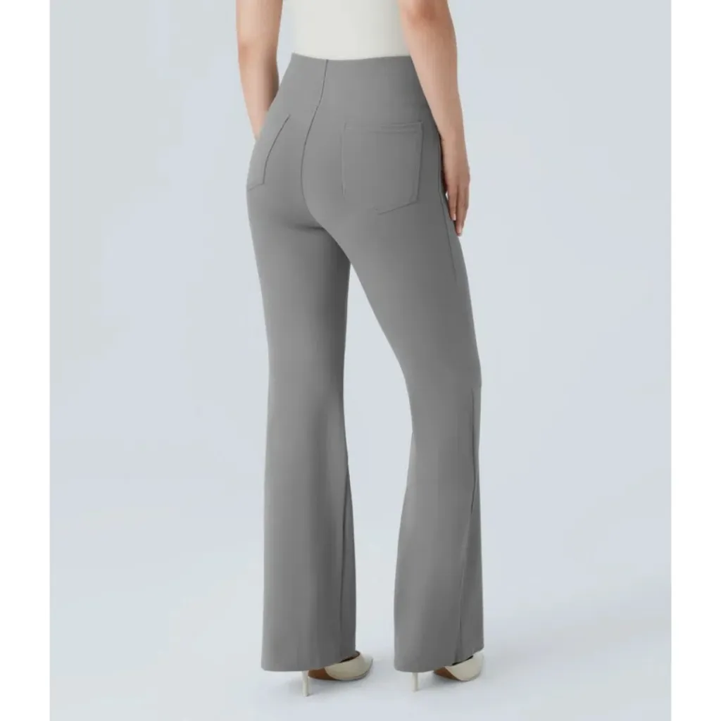 Halara‎ Flex High Waisted Back Side Pocket Slight Flare Work Pants Extra Small P - Image 6
