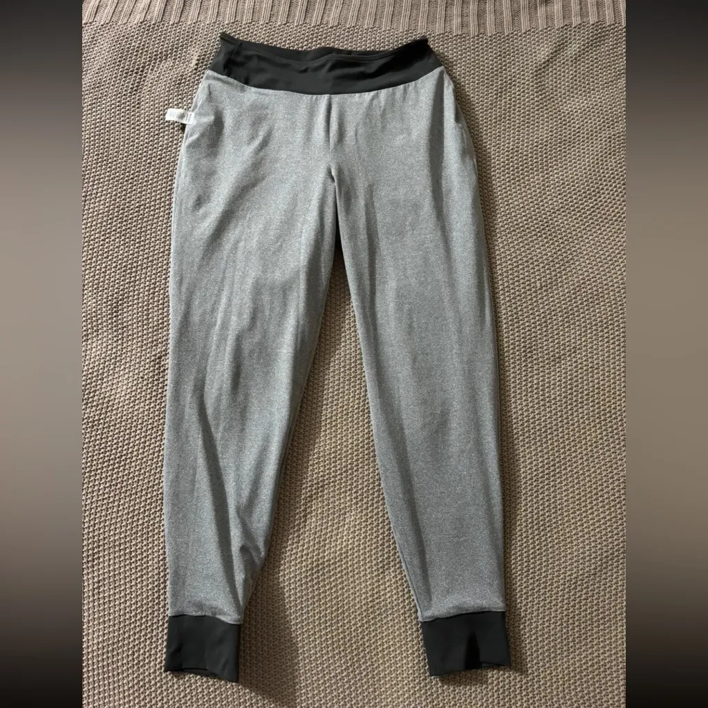 Athleta Women’s Lined Soho Jogger Pants Gray Stretch Activewear Pockets Sz 2‎ - Image 6