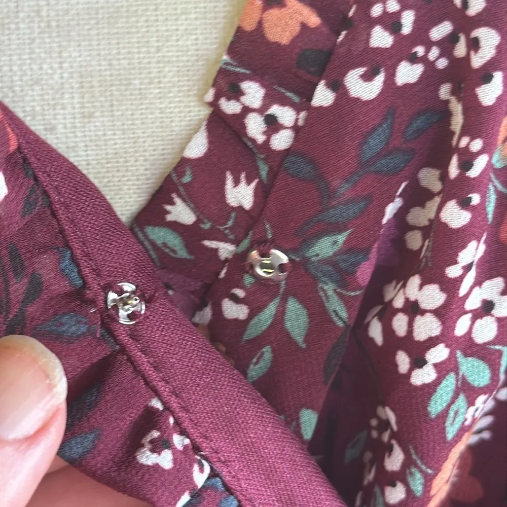 SO Goods For Life Smocked Waist Blouse - Image 4