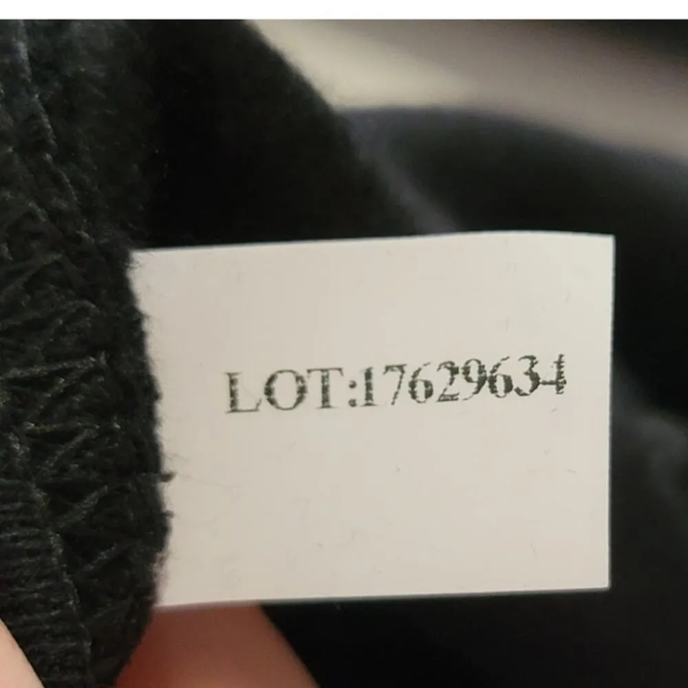 Mimi Wade Heart Palpatation Crewneck Long Sleeve Sweater Black Small 2/4 - Image 7