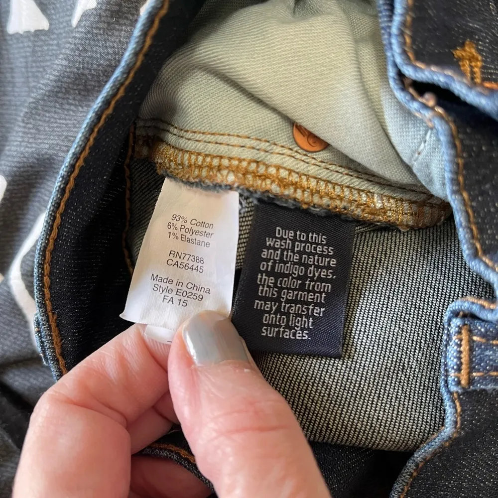 MADEWELL Skinny Denim Jeans Women’s Pants Dark Wash Sz 24x29 NWOT - Image 6