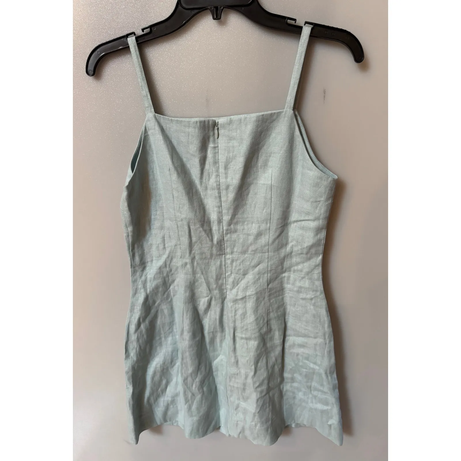 Reformation Phillipa Linen Dress - Aquamarine - Size 4 (new) - Image 5