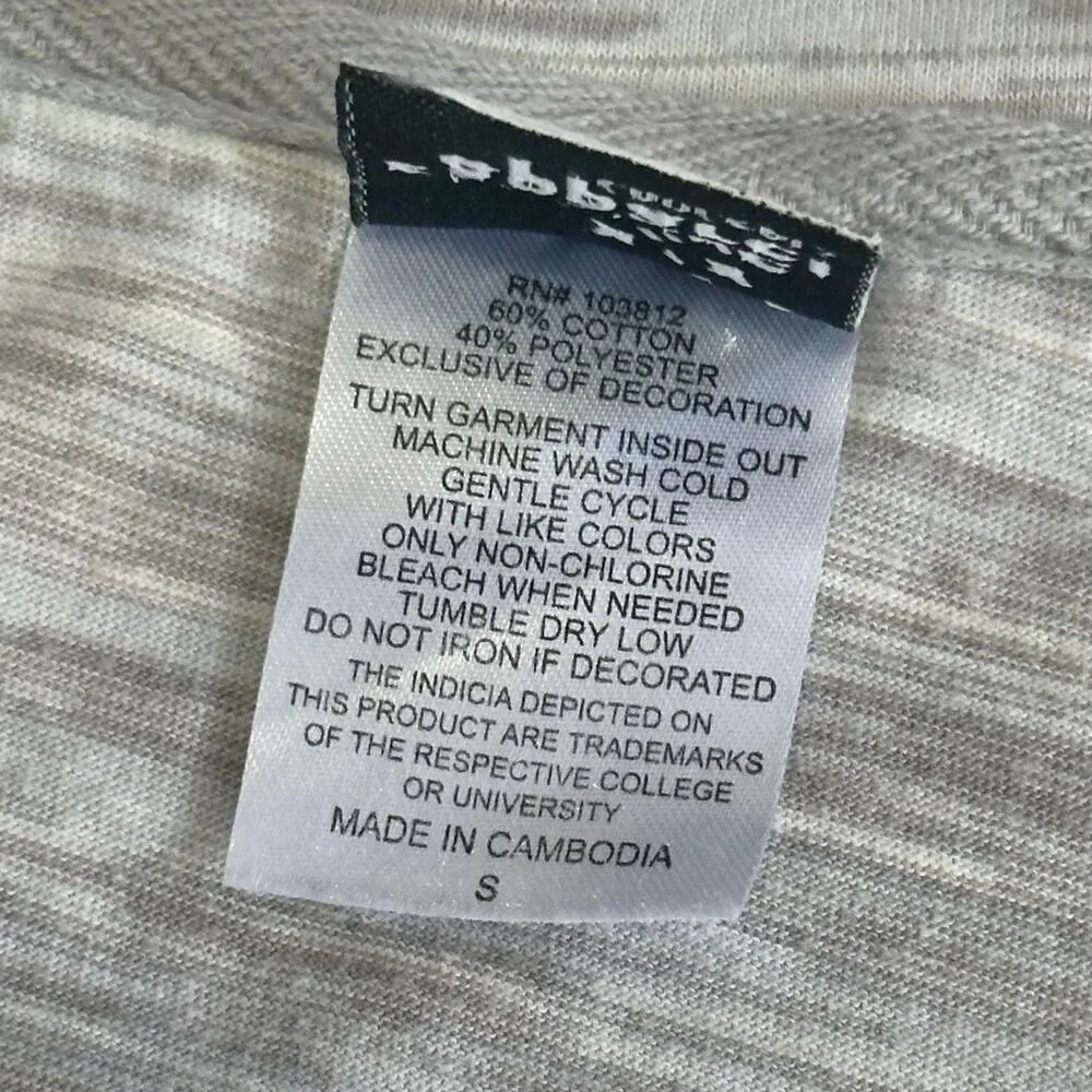 Nebraska Huskers Scoop Neck T Shirt Womens Small Heathered Grey College Tee NCAA - Image 7