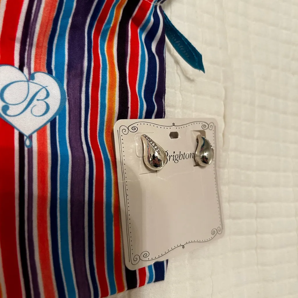 Brighton Silver Heart Kids Earrings - Image 6