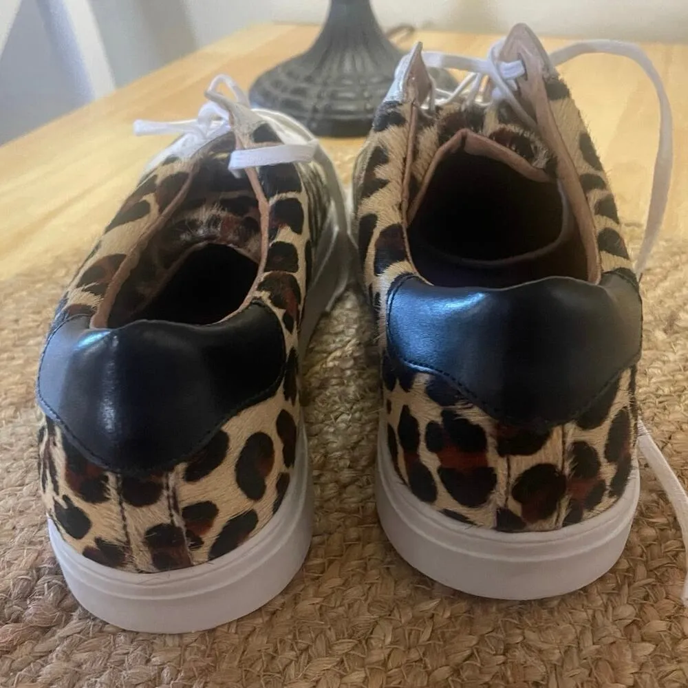 A Mano by Patricia Green Animal Print Sneakers, with leather uppers, S88 Black Size 11 - Image 2