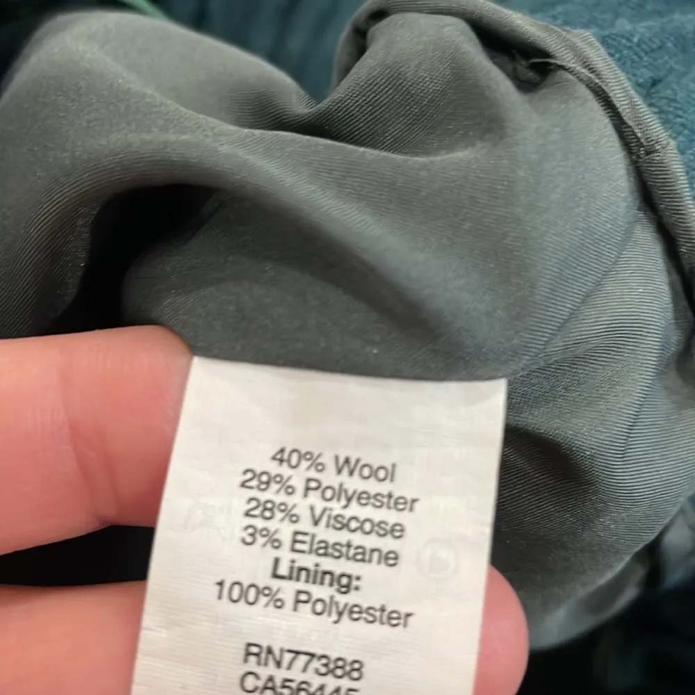 J. Crew Hunter Green Teal Paperbag Elastic Waist Skirt size 4 - Image 5