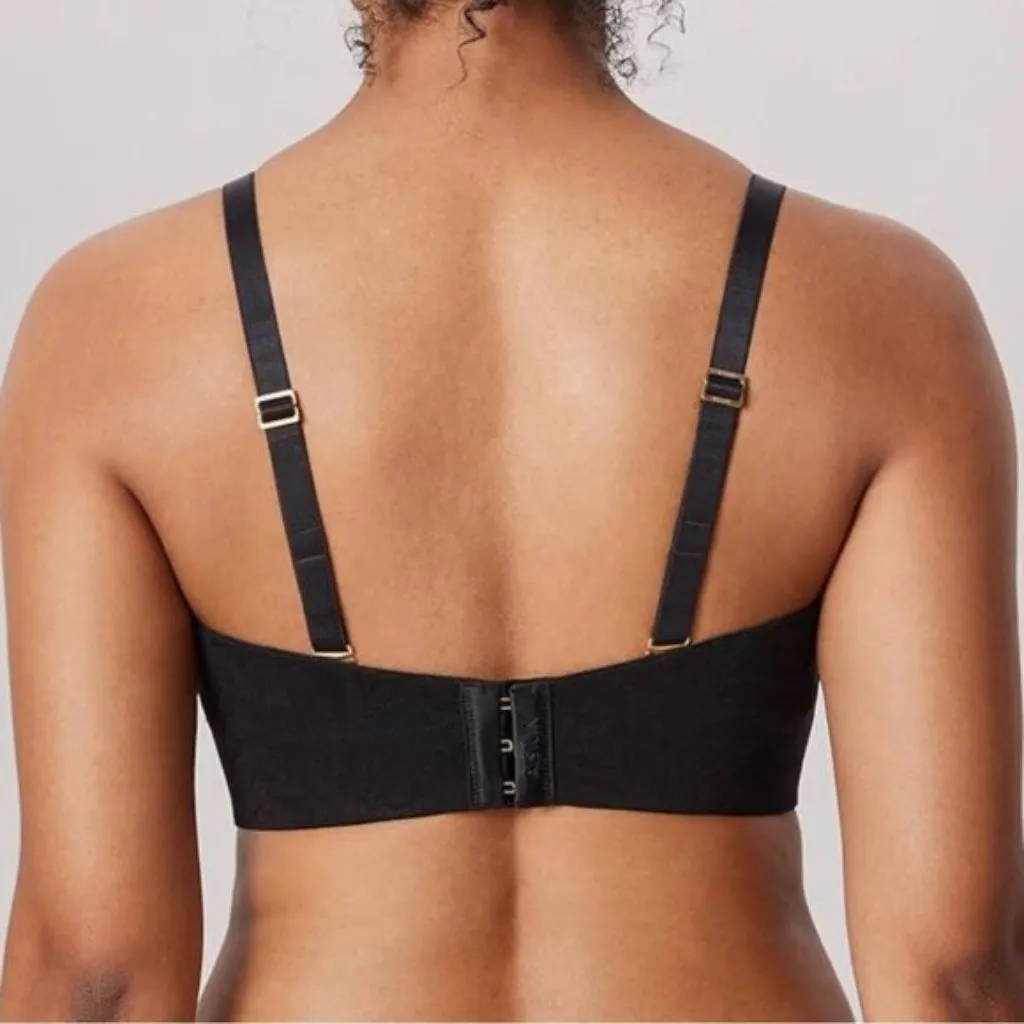 Aisilin Strapless Bra Black Lace 38DD Size undefined - Image 3