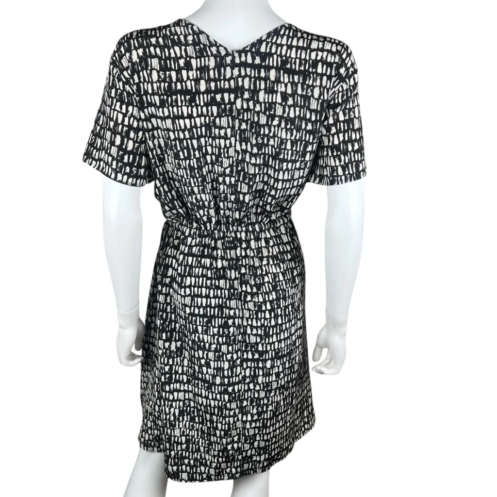 Eileen Fisher 100% Silk Seraglio Print Drawstring Dress - Image 9