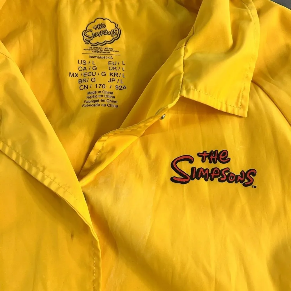 The Simpsons Yellow Crop Jacket Size L - Image 2