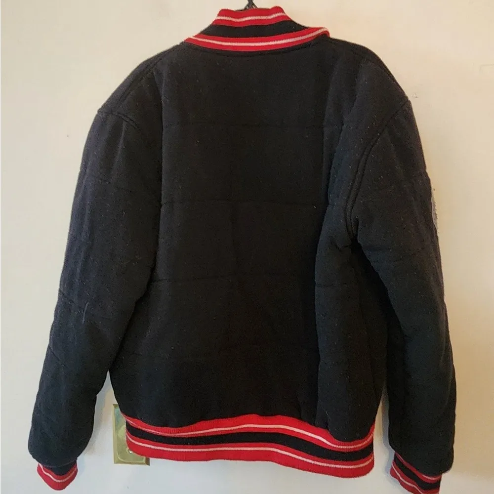 Smoke Rise Territory Released Full Zip Cotton Y2K Jacket Size xl Black - Image 3