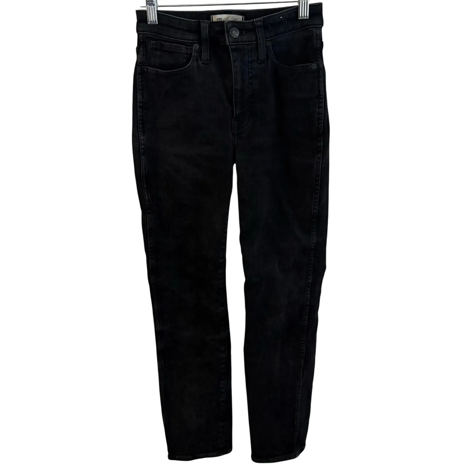 Madewell Curvy Stovepipe Jean 25 Women’s Black Rinse Wash NM280 - Image 2