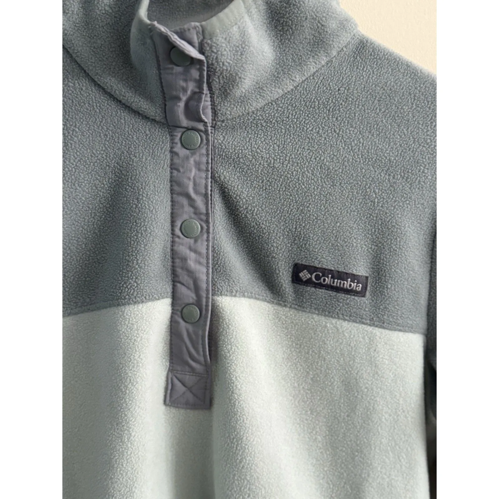 Columbia M Green‎ Fleece Sweatshirt EUC LKN - Image 2