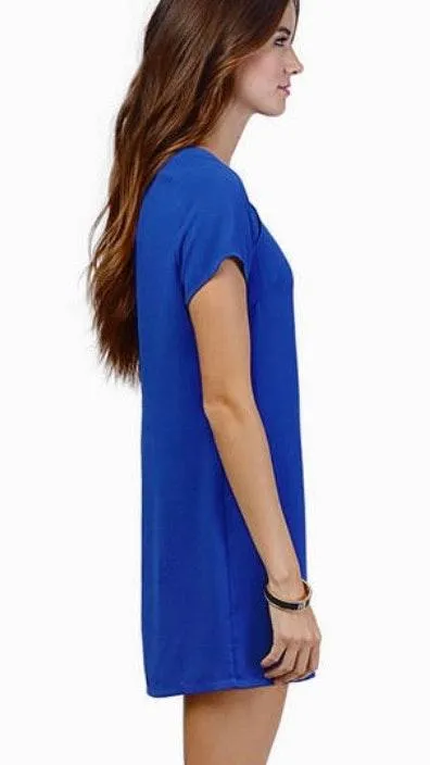 Tobi royal blue “throwback dress” - Image 2