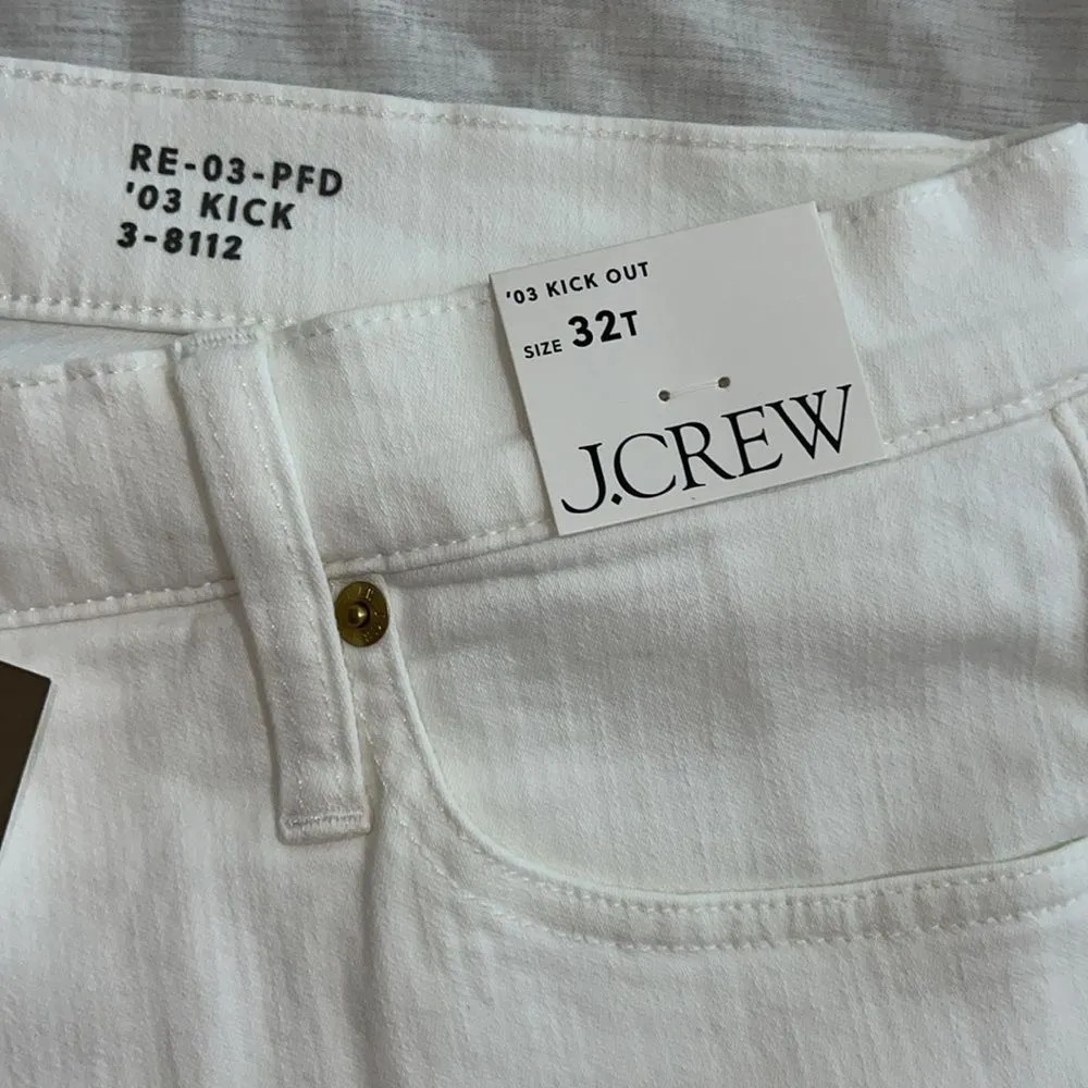 NEW J. Crew womens mid-rise kickout jeans Size 32‎ Tall - Image 4
