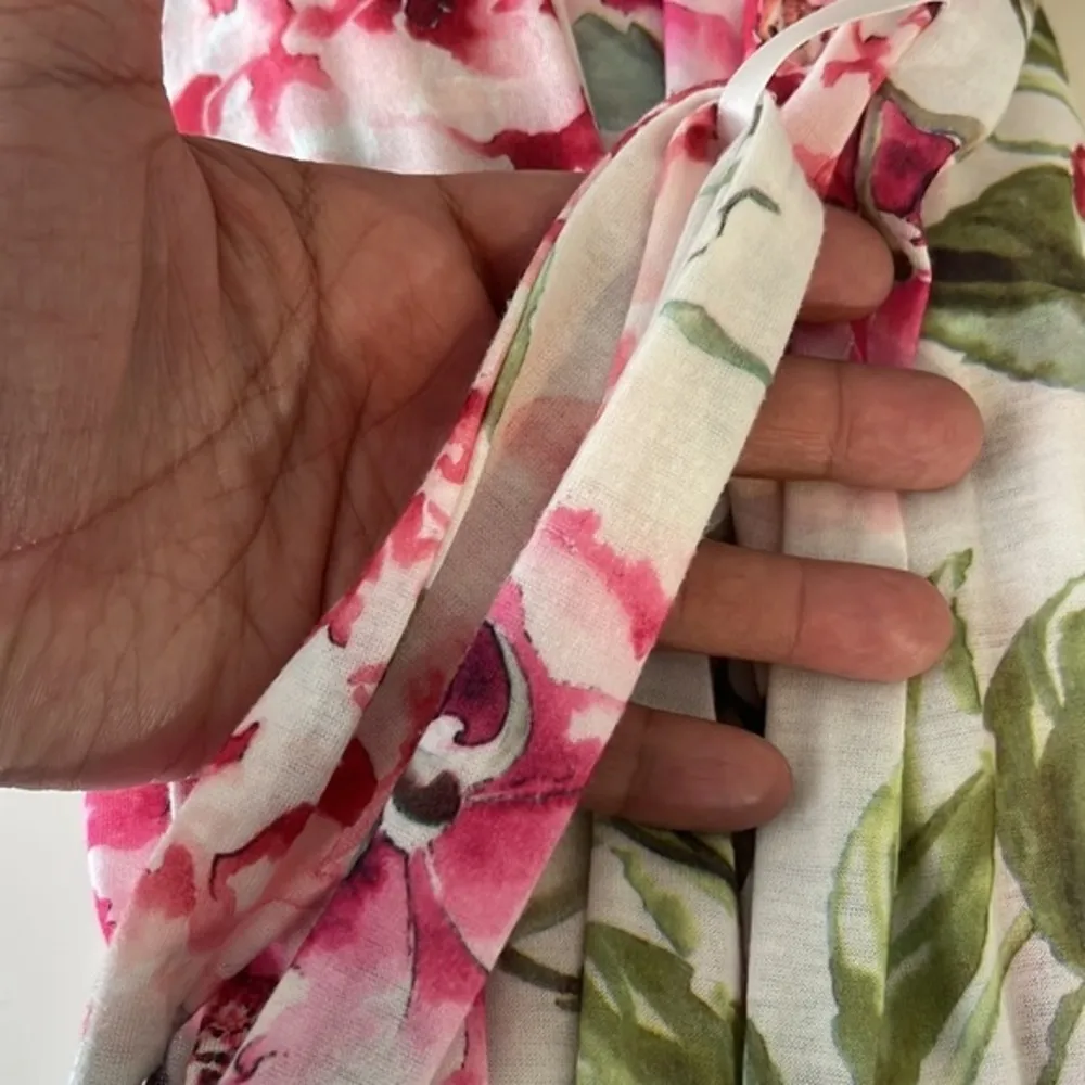 Show Me Your MUMU Floral Tropical Open Duster Cardigan Cover ONE SIZE GUC #1115 - Image 5