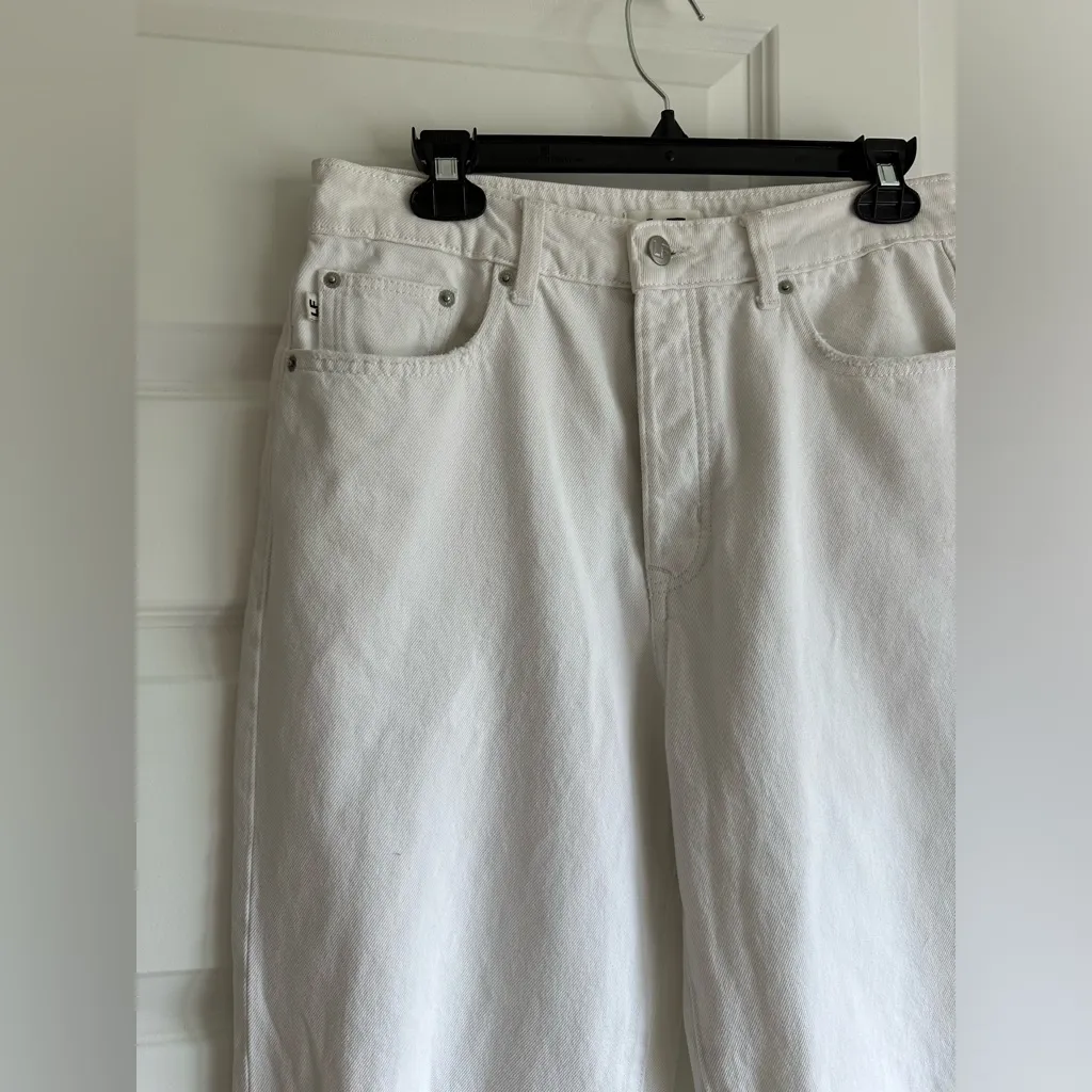 Lovers + Friends Ryan High Rise Straight‎ Jean- white - Image 5