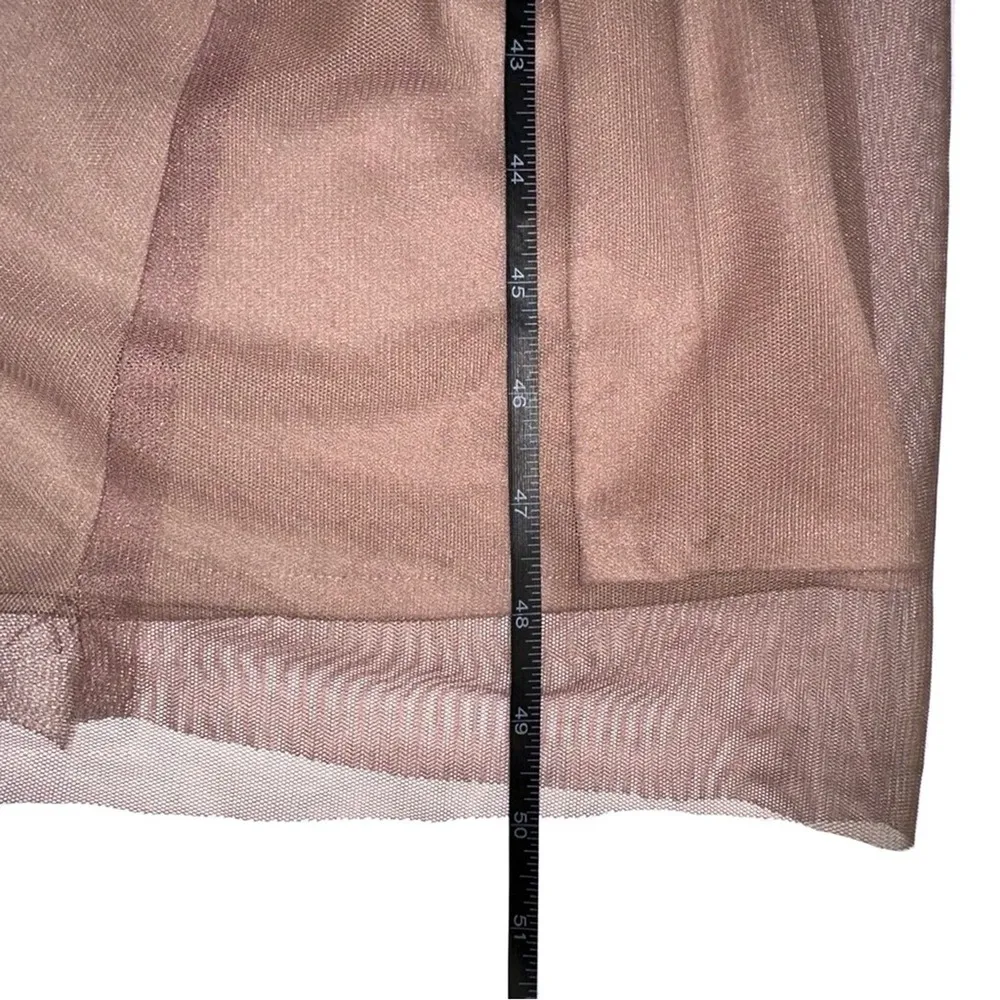 Birdy Grey Christina Convertible Tulle Sandy Mauve Bridesmaids Maxi Dress MEDIUM - Image 9