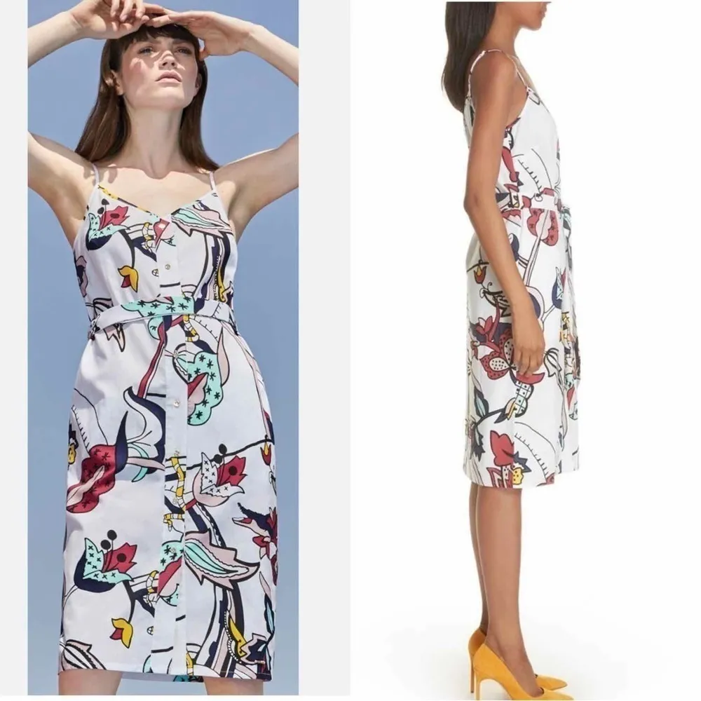 Ted Baker Color by Numbers Viddy Sheath Strapless Midi Dress Size US 6 - Image 15