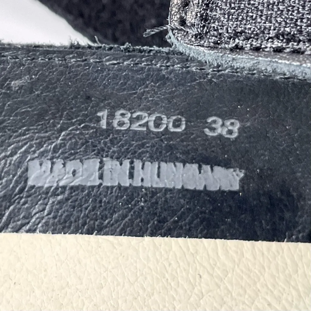 Loints of Holland Sydney Black Leather Shoes Size 38 Mary Jane - Image 7