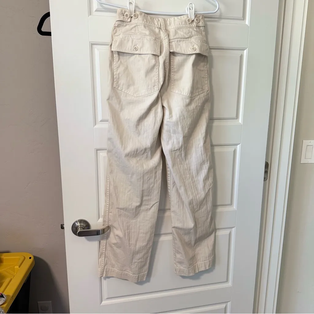 Madewell The Perfect Vintage Wide-Leg Pant:
Utility Edition in Vintage Linen - Image 12