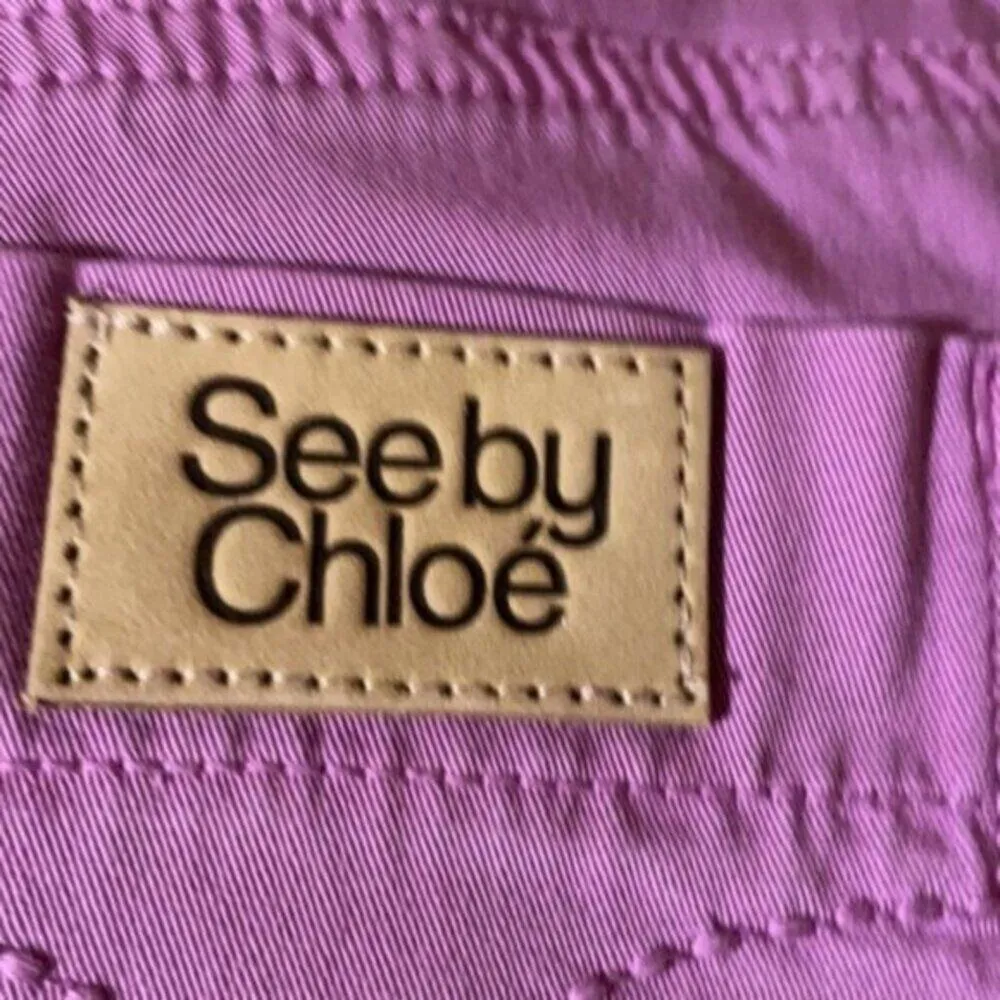 See by Chloe casual pants lavender size 8 - Image 4
