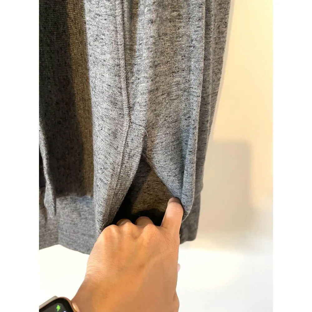 Athleta Oversized Open Front Cardigan Black Gray Size XXS - Image 3